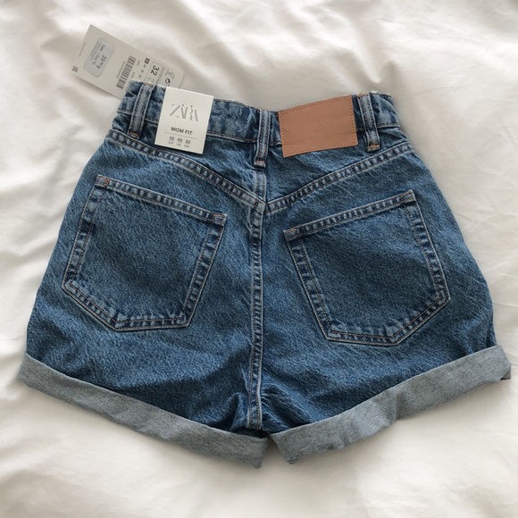 Zara mom fit denim shorts - Picture 2 of 8